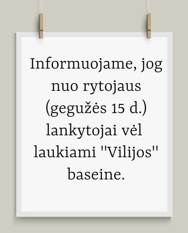 Lankytojų dėmesiui