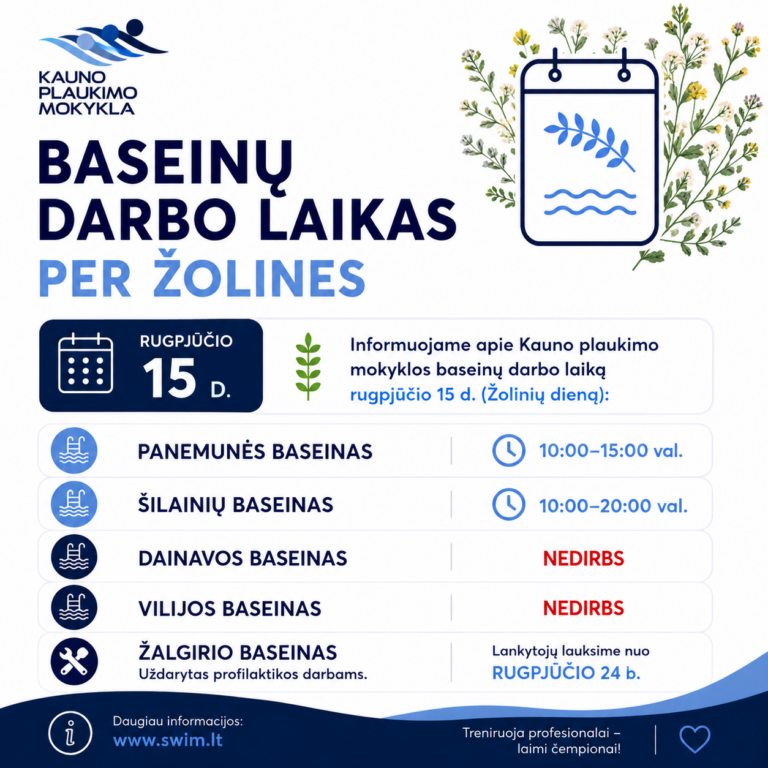 BASEINŲ DARBO LAIKAS PER ŽOLINES
