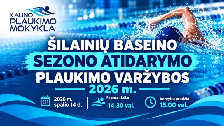 Šilainių baseino sezono atidarymo plaukimo varžybos